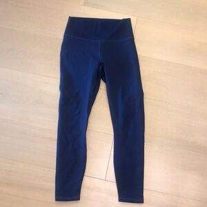 Fabletics Powerhold Leggings in Navy Blue